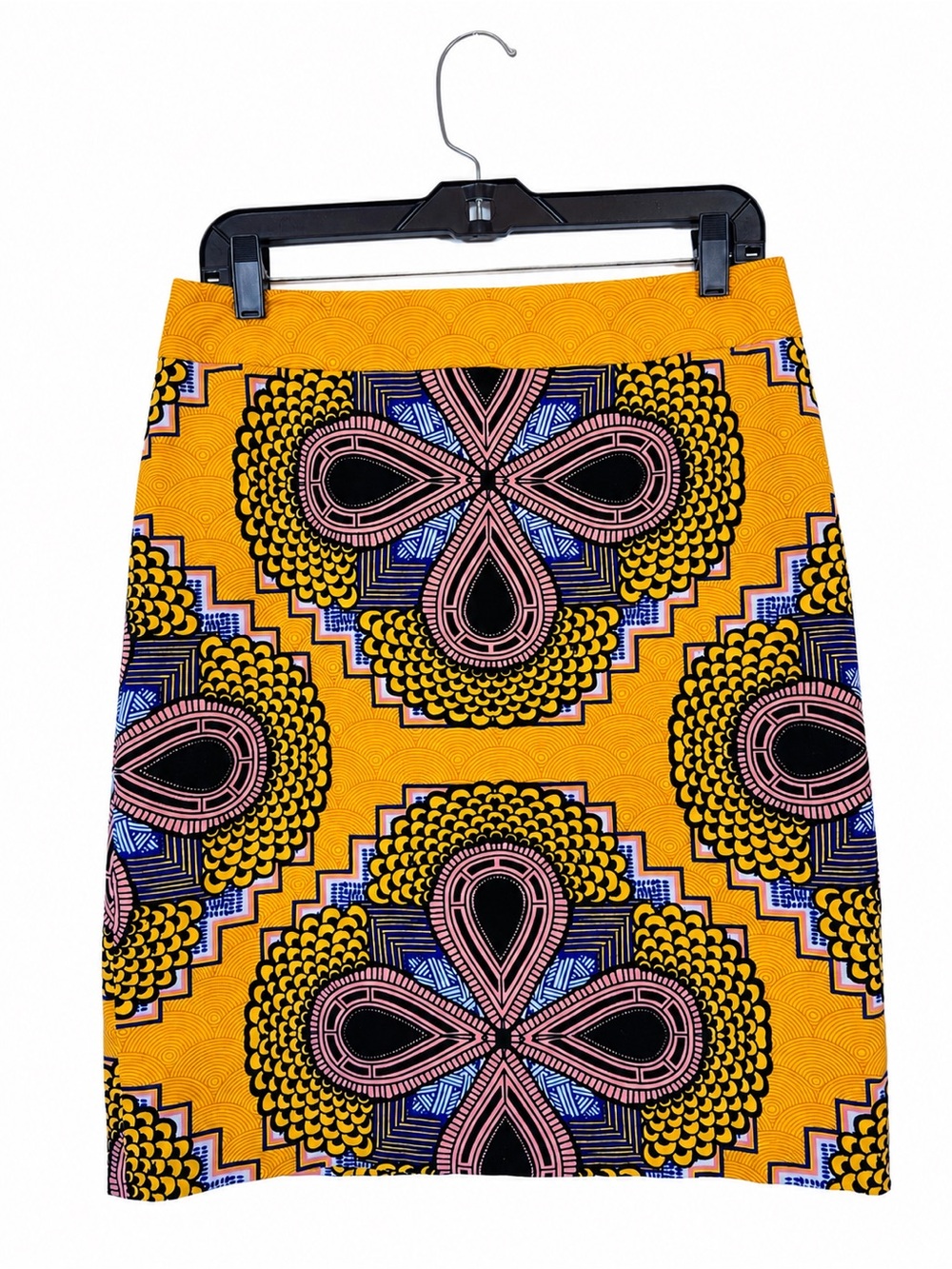Anthropologie‎ Maeve Pencil Skirt Size 10 Vibrant Bold Artsy Eclectic Geometric